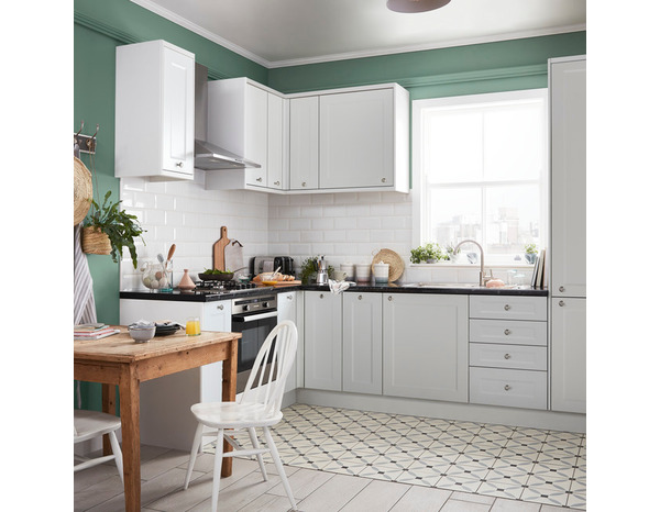 Finition d'angle "Artemisia" blanc moulure l.71,5 x h.5,9 cm - GoodHome - Brico Dépôt