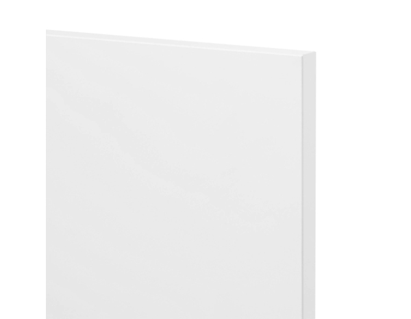 Façade casserolier ou hotte "Balsamita" blanc l.59,7 x h.35,6 cm - GoodHome - Brico Dépôt
