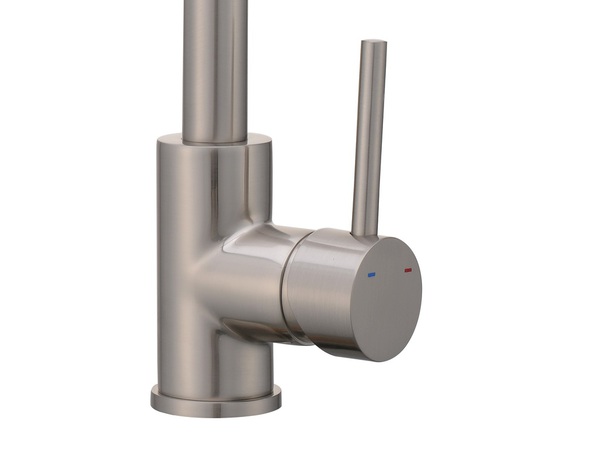 Mitigeur de cuisine inox brossé "Katiki" - Cooke and Lewis - Brico Dépôt