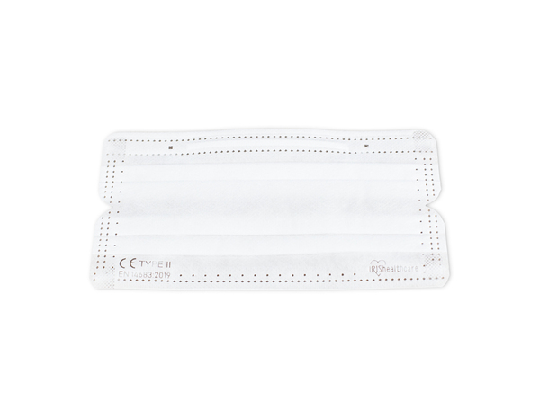 Lot de 50 masques médicaux à élastiques jetables type IIR - Brico Dépôt