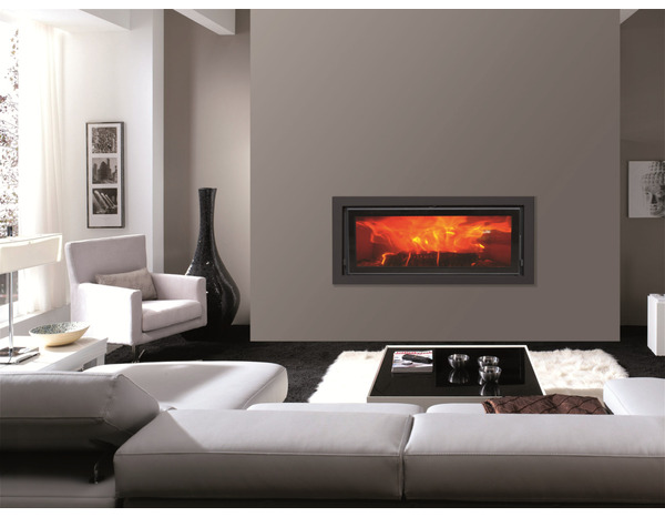 Foyer à bois "Panorama" EcoDesign - Panadero - Brico Dépôt