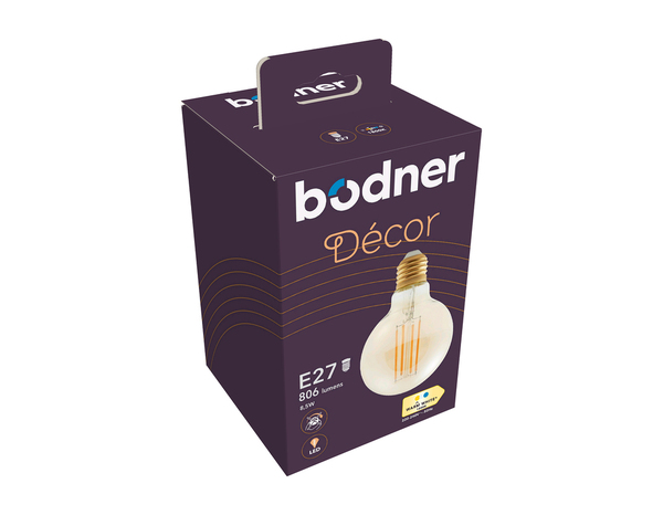 1 ampoule LED à filament E27 - 806 Lm et 1800K - Brico Dépôt