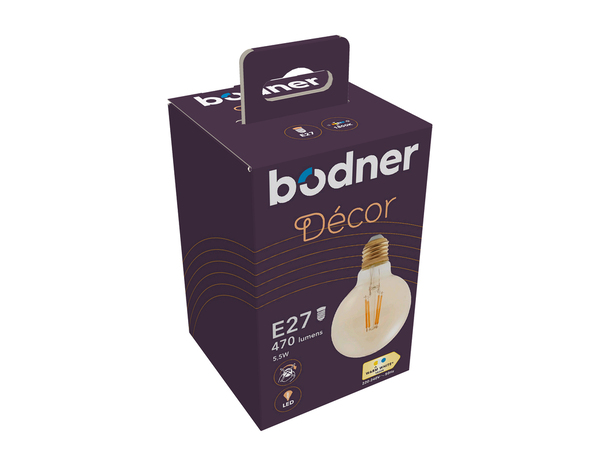1 ampoule LED à filament E27 - 470 Lm et 1800K - Brico Dépôt
