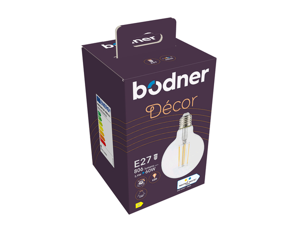 1 ampoule LED à filament E27 - 806 Lm et 4000K - Brico Dépôt