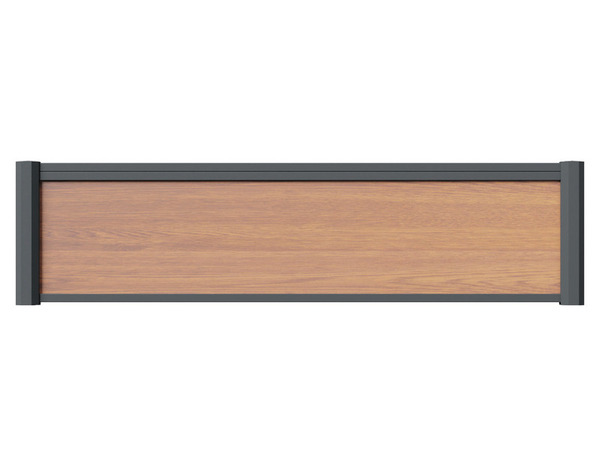 Panneau décor aluminium plaque en bois 1835 x 400mm "Almo" - Brico Dépôt