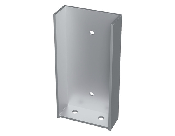 Platine de fixation poteau 80 x 80 mm "Almo" - Brico Dépôt