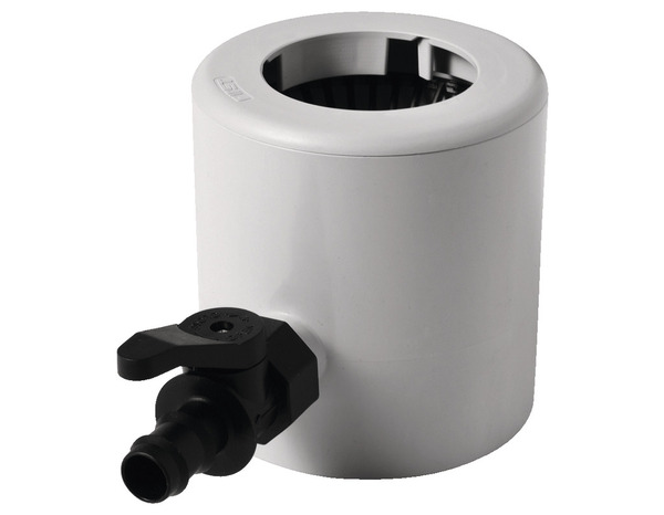 Récupérateur d'eaux pluviales à clapet en PVC Ø 80 mm gris - Brico Dépôt
