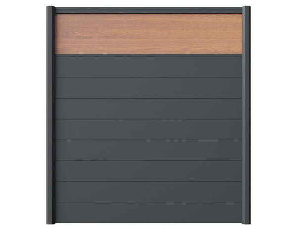 Panneau décor aluminium plaque en bois 1835 x 400mm "Almo" - Brico Dépôt