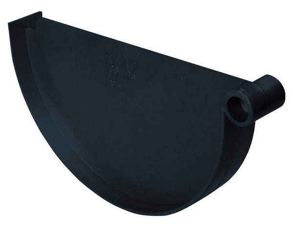 Fond naissance universelle droite/gauche pour gouttière PVC gris anthracite - développé 25 - First - Brico Dépôt