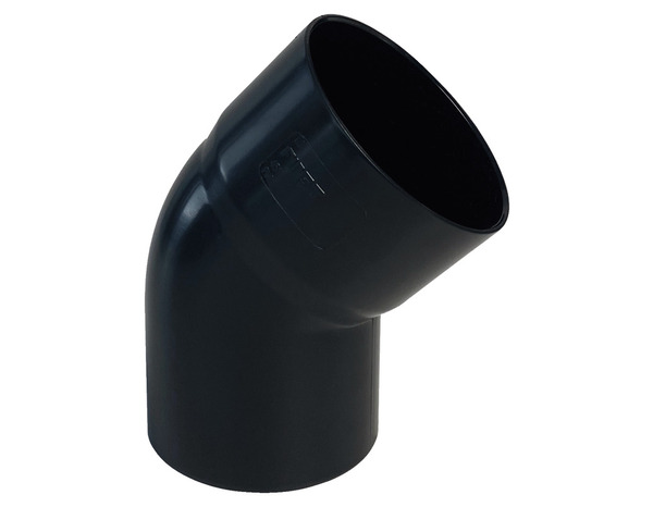 Coude 45° Mâle/Femelle pour gouttière PVC gris anthracite Ø 80 - First - Brico Dépôt