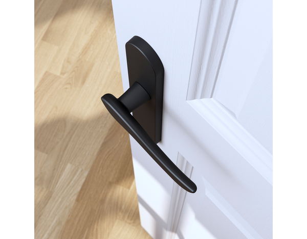 Poignée de porte "Arcles" sans trou - Noir - Entraxe adaptable 165-195 mm - Cooke and Lewis - Brico Dépôt