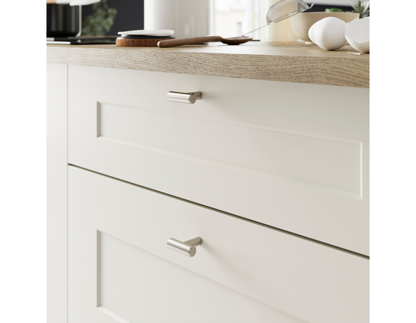 Lot de 6 boutons de meuble "Derenic" - Ø 40 mm - Brico Dépôt