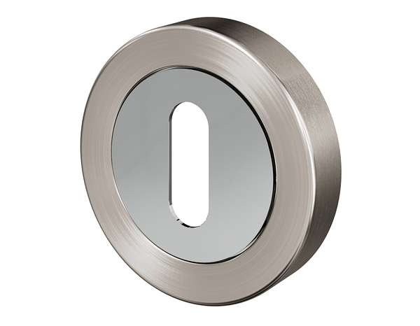 Ensemble de porte Rosace "Oric" avec trou pour clé - Brico Dépôt