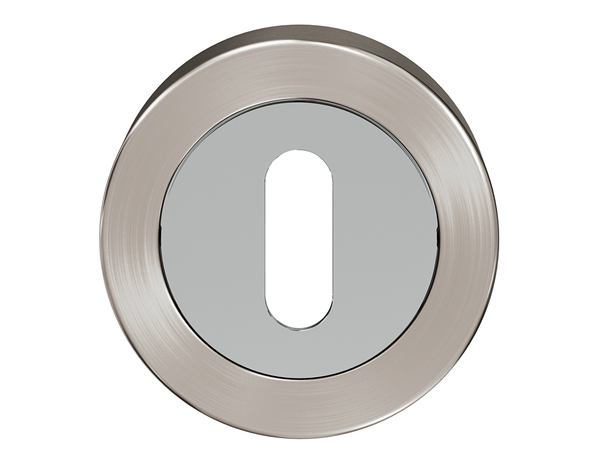 Ensemble de porte Rosace "Oric" avec trou pour clé - Brico Dépôt