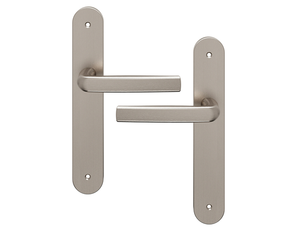 Poignée de porte "Iza" sans trou - Entraxe 195 mm - Brico Dépôt