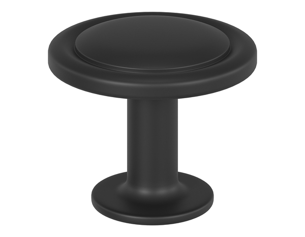 Bouton de meuble "Kerline" - Noir - Ø 31 mm - Cooke and Lewis - Brico Dépôt