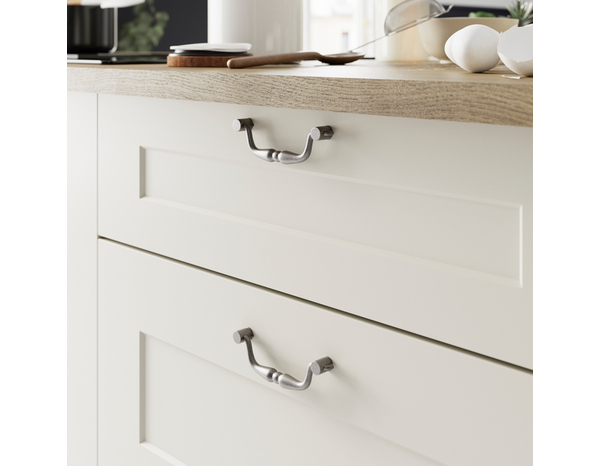 Poignée de meuble "Kerline" - Effet étain - Entraxe 96 mm - Cooke and Lewis - Brico Dépôt