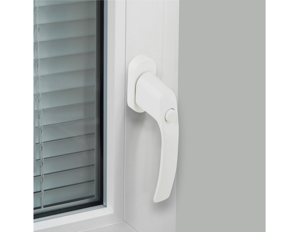 Poignée de fenêtre "Miniac" avec bouton poussoir - Entraxe 43 mm - Cooke and Lewis - Brico Dépôt