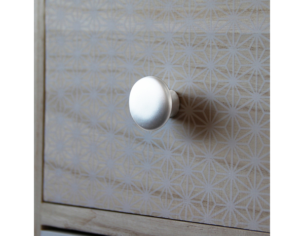 Bouton de meuble "Plastic" - Blanc - Ø 35 mm - Brico Dépôt