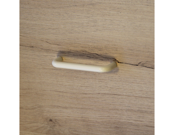 Poignée de meuble "Plastic" - Blanc - Entraxe 96 mm - Brico Dépôt