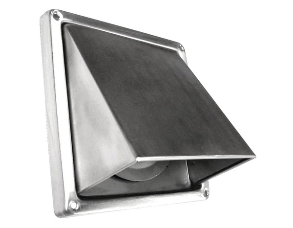 Grille inox à clapet pare vent/pluie - Brico Dépôt