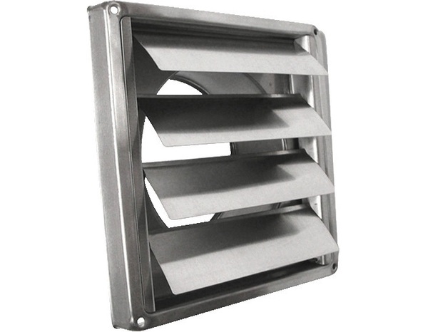 Grille inox à clapet standard - Ø 125 mm - Brico Dépôt