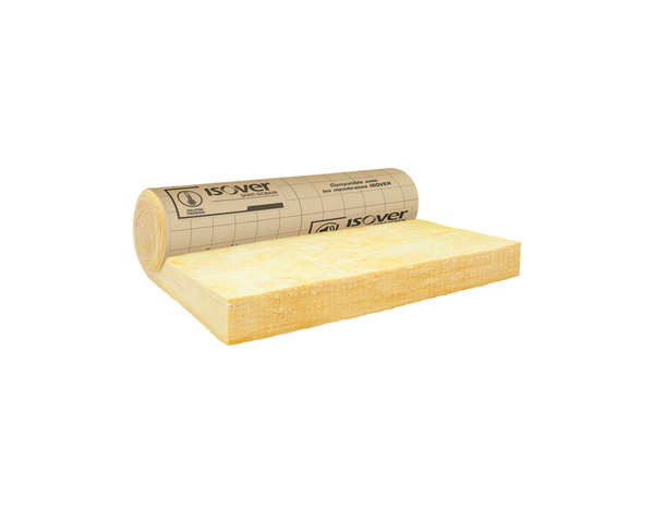 Laine de verre 160mm Comble aménagé 35 R:4,55 - 3,7m x 1,2m - Rouleau kraft - Isover - Brico Dépôt