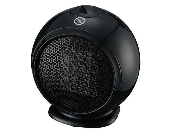 Mini radiateur soufflant noir - 500 W - Brico Dépôt