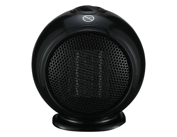 Mini radiateur soufflant noir - 500 W - Brico Dépôt