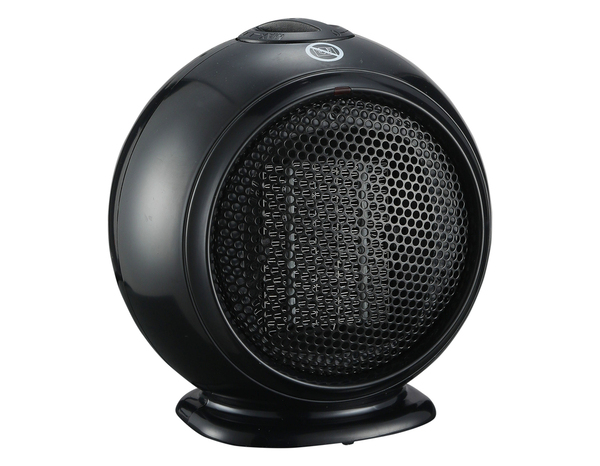 Mini radiateur soufflant noir - 500 W - Brico Dépôt