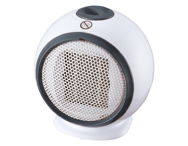 Mini radiateur soufflant gris - 500 W - Brico Dépôt