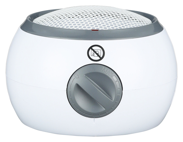 Mini radiateur soufflant gris - 500 W - Brico Dépôt