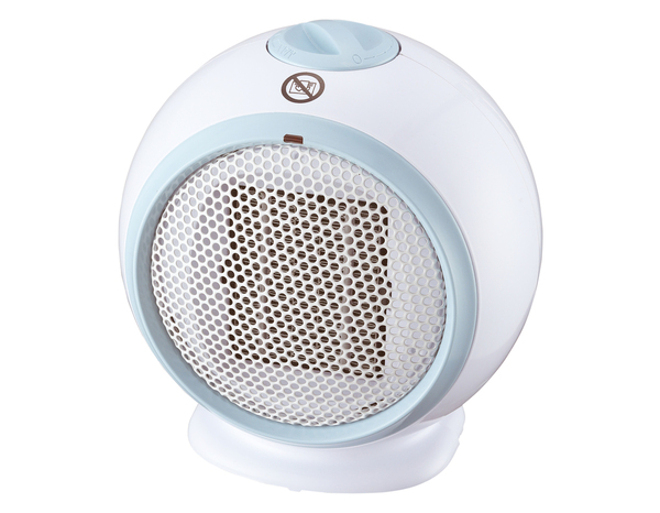 Mini radiateur soufflant bleu - 500 W - Brico Dépôt