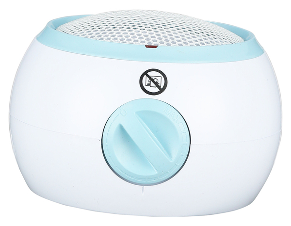 Mini radiateur soufflant bleu - 500 W - Brico Dépôt