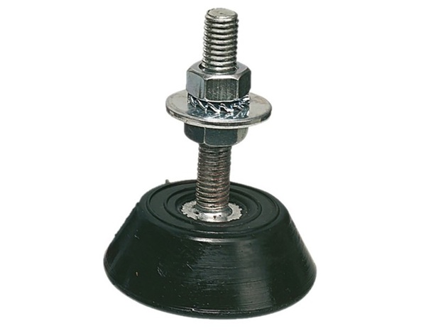 Lot de 4 pieds anti-vibrations sol pour climatiseur fixe - Brico Dépôt