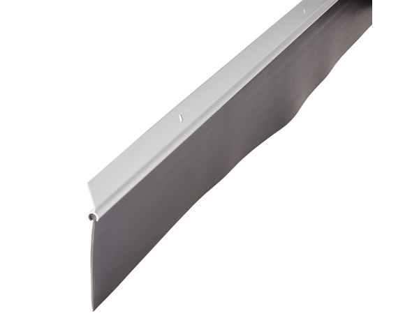 Bas de porte pour garage en aluminium à visser - L. 2,5 m (2 x 1,25 m) - Diall - Brico Dépôt