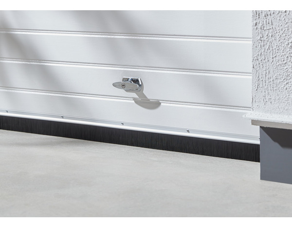 Bas de porte pour garage en aluminium avec brosse à visser - L. 2,5 m - Diall - Brico Dépôt