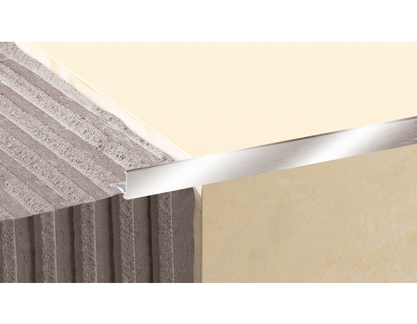 Profile équerre alu 2,50 m x 8 mm - brossé - Brenner - Brico Dépôt