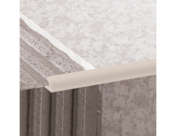 Profile 1/4 rond pvc 2,50 m x 9 mm - beige - Brenner - Brico Dépôt