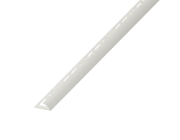 Profile 1/4 rond pvc 2,50 m x 12,5 mm - blanc - Brenner - Brico Dépôt