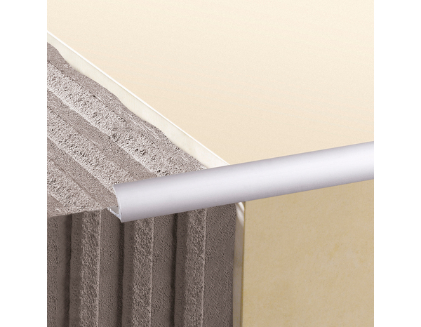 Profile 1/4 rond alu 2,50 m x 12,5 mm - mat - Brenner - Brico Dépôt