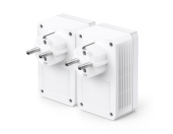 Kit CPL AV1000 Gigabit Ethernet avec prise gigogne - Brico Dépôt