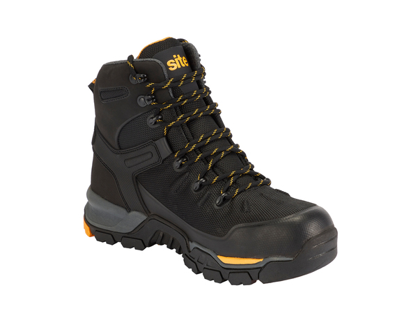 Chaussures de sécurité Densham S3 WRU SRC noir taille 45 - Brico Dépôt