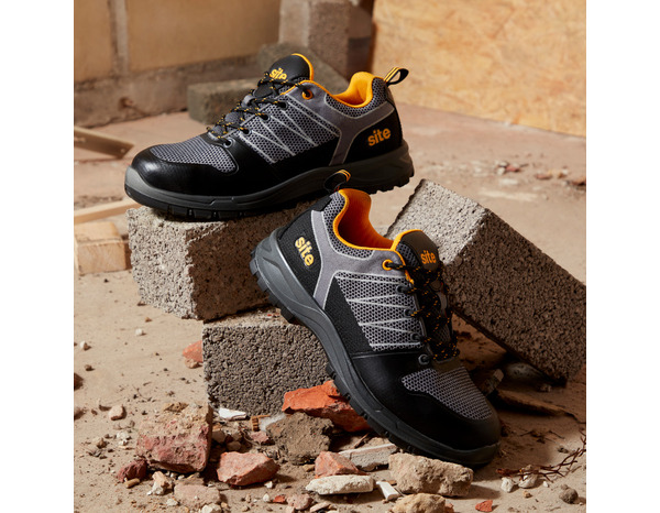 Baskets de sécurité Holterman S1P SRA noir taille 43 - Brico Dépôt