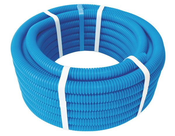 Couronne tube PER gainé bleu Ø16 - 25 mètres - Somatherm - Brico Dépôt