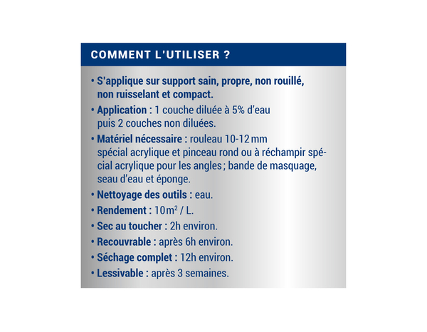 Peinture cave & sous-sol intérieur satin 2,5 L - Ripolin - Brico Dépôt