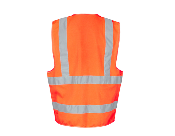 Gilet de sécurité haute visibilité orange taille L - Brico Dépôt