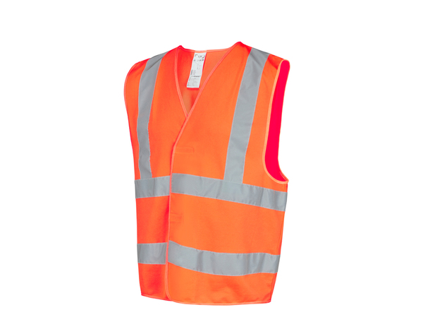 Gilet de sécurité haute visibilité orange taille L - Brico Dépôt