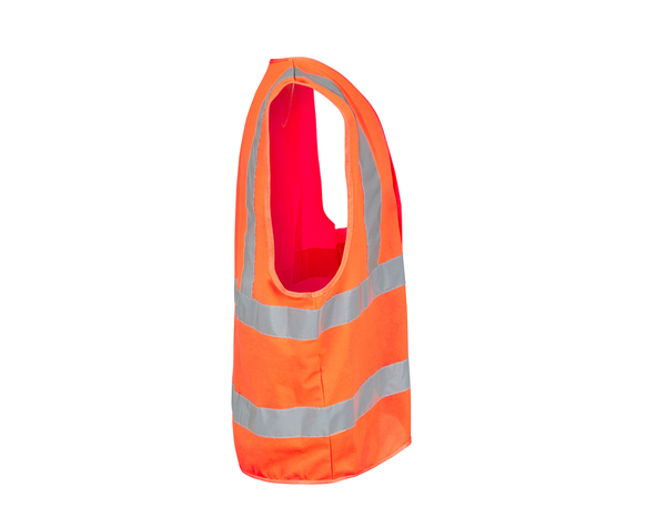 Gilet de sécurité haute visibilité orange taille L - Brico Dépôt