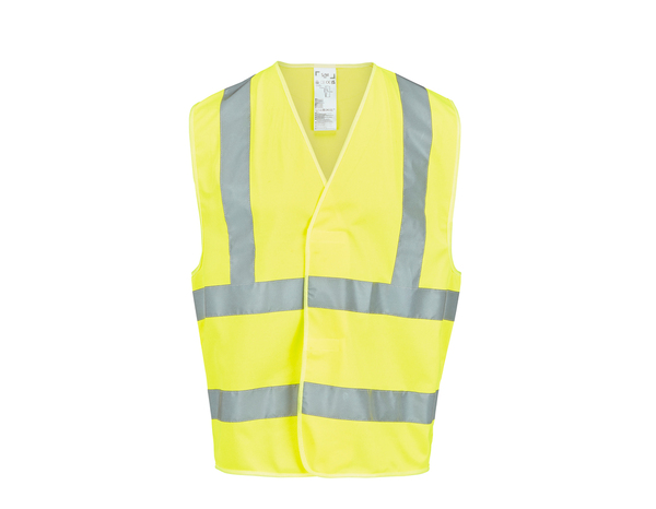 Gilet de sécurité haute visibilité jaune taille L - Brico Dépôt